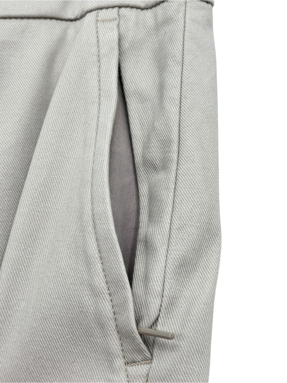 SPANX Supersmooth Stretch Twill Cropped Wide Leg Pant Colour Bone Petite 1X - Picture 6 of 16